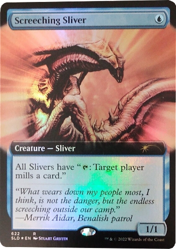 Screeching Sliver [Extended Art] (SLD-R-FOIL)