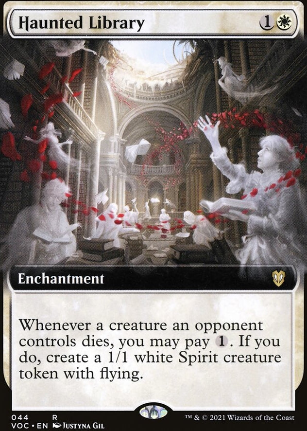 Haunted Library [ #0044 Extended Art ] (VOC-R)