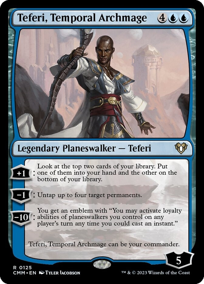 Teferi, Temporal Archmage [#0125] (CMM-R)