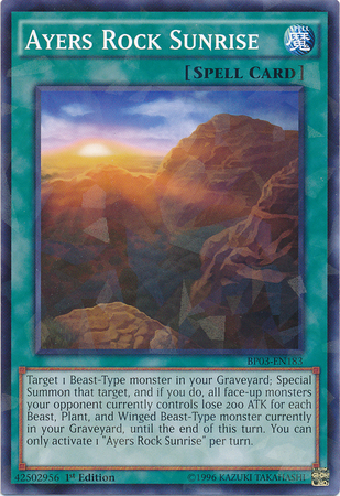 Ayers Rock Sunrise (Shatterfoil) (BP03-EN183) Shatterfoil Rare - Near Mint 1st Edition