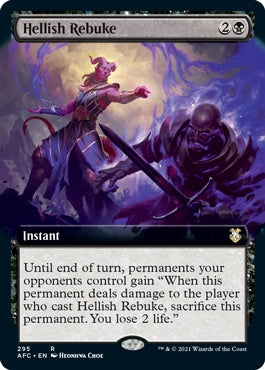 Hellish Rebuke [ #0295 Extended Art ] (AFC-R)