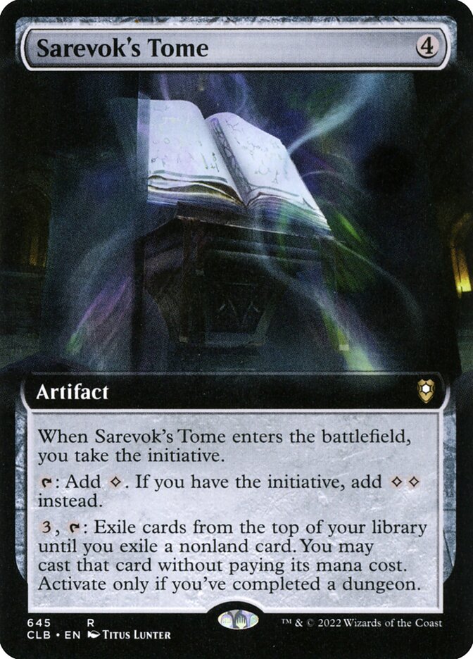 Sarevok's Tome [#645 Extended Art] (CLB-R)