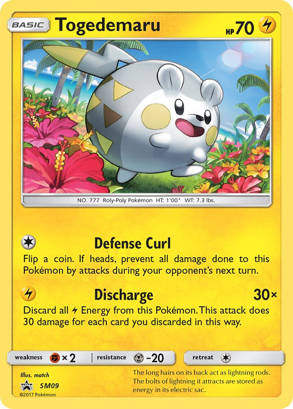 Togedemaru - SM09 (SM:PR) Promo - Near Mint Holofoil