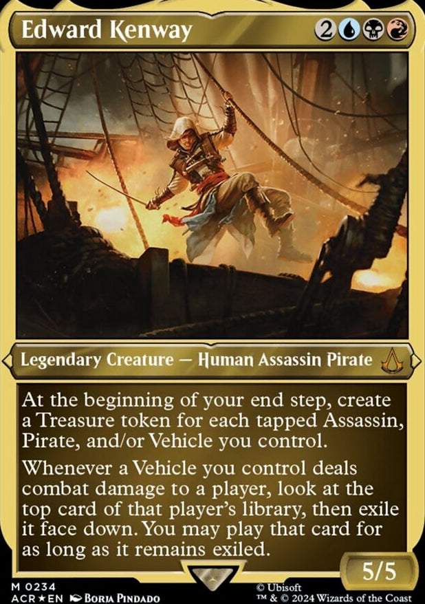 Edward Kenway [#0234 Etched Foil] (ACR-M)