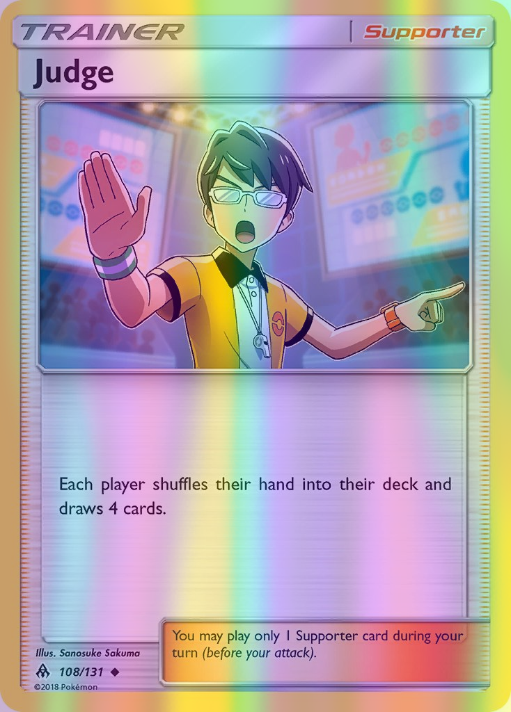 Judge - 108/131 (FLI) Uncommon - Near Mint Reverse Holofoil