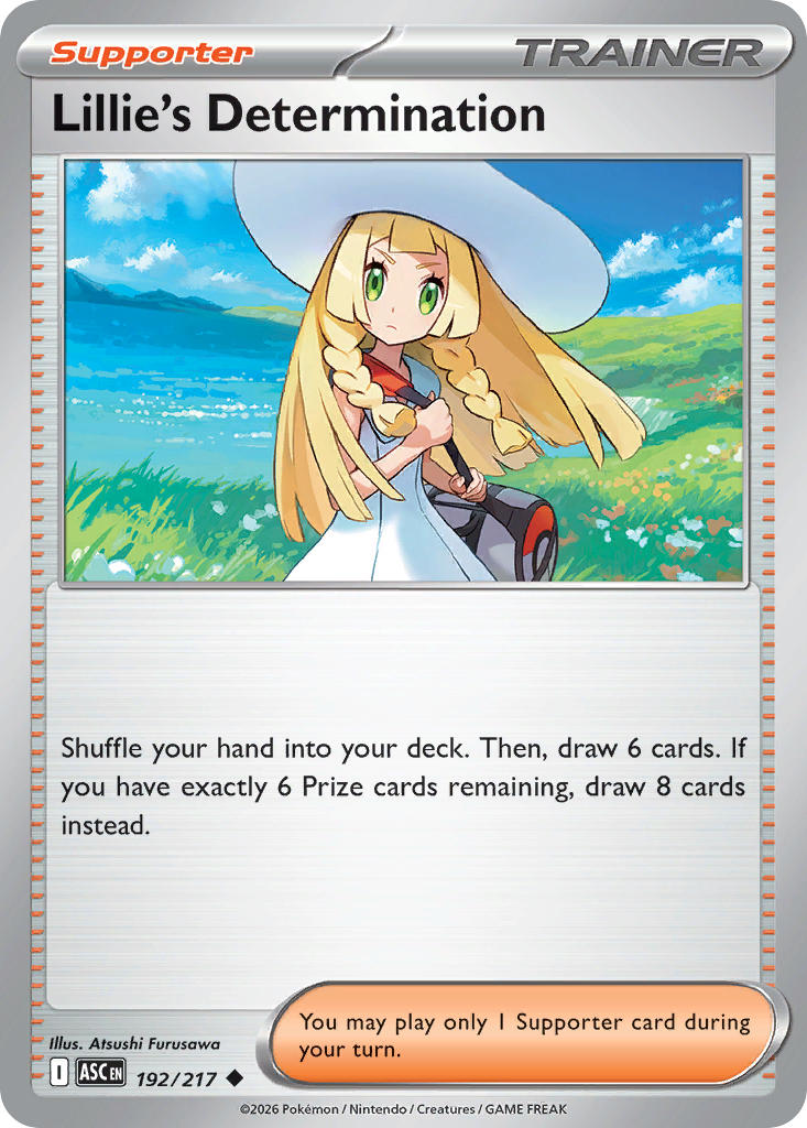 Lillie's Determination - 192/217 (ASC) Uncommon