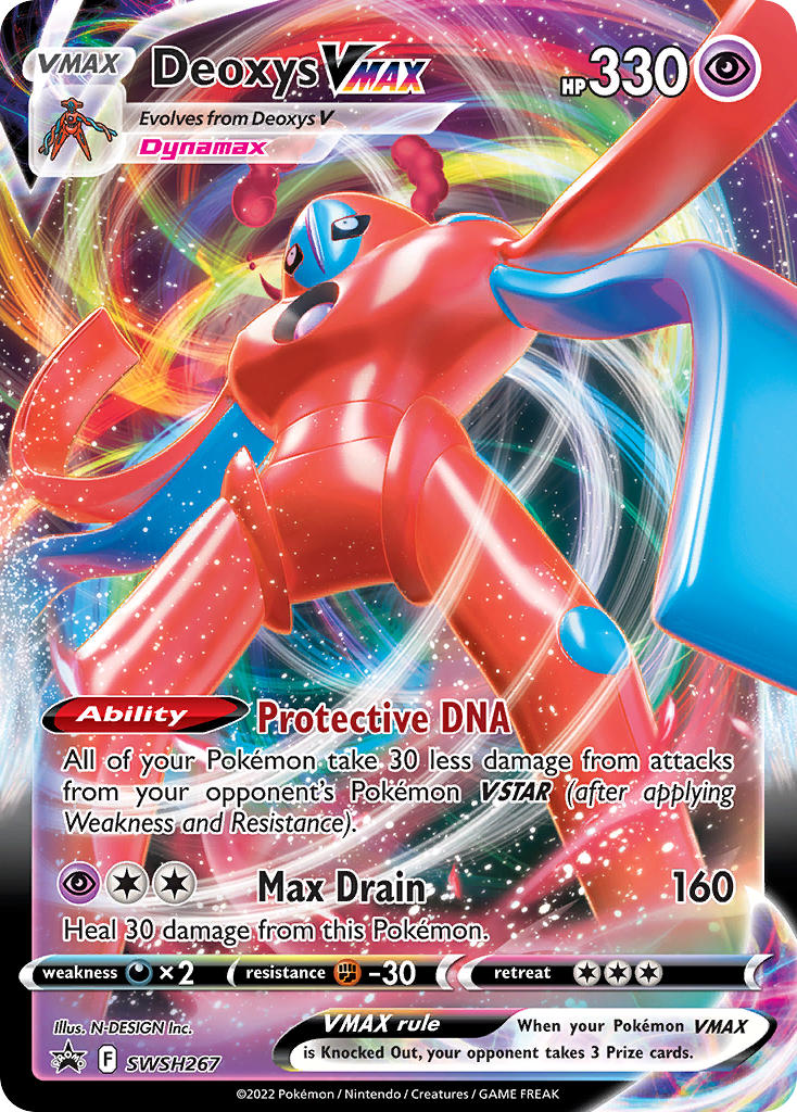 Deoxys VMAX - SWSH267 (SWSH:PR) Promo - Near Mint Holofoil