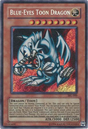 Blue-Eyes Toon Dragon (SRL-000) Damaged
