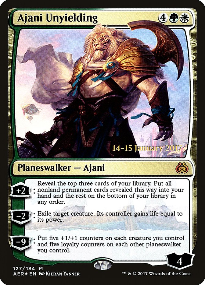 Ajani Unyielding (AER-M-PRE)