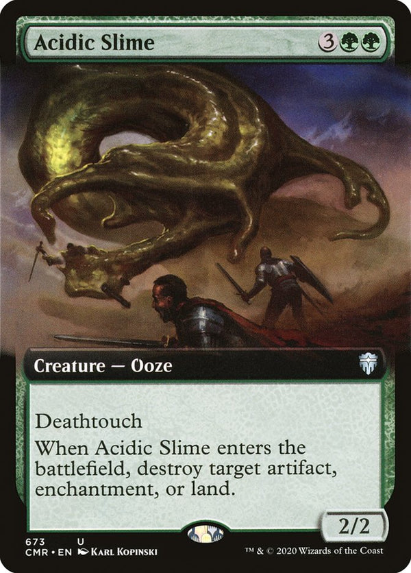 Acidic Slime [#673 Extended Art] (CMR-U-FOIL)