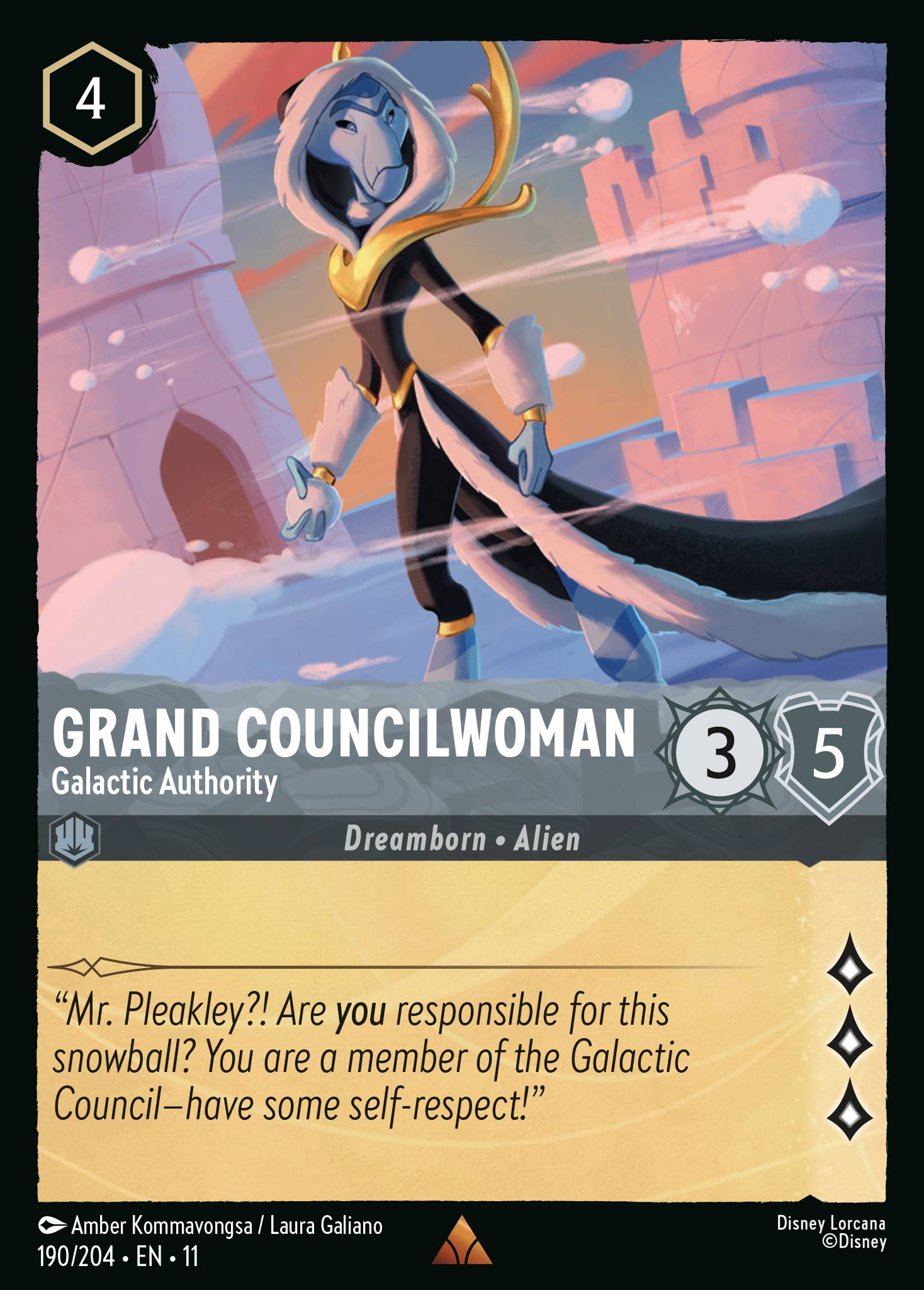 Grand Councilwoman - Galactic Authority (190/204 - Winterspell)  Rare