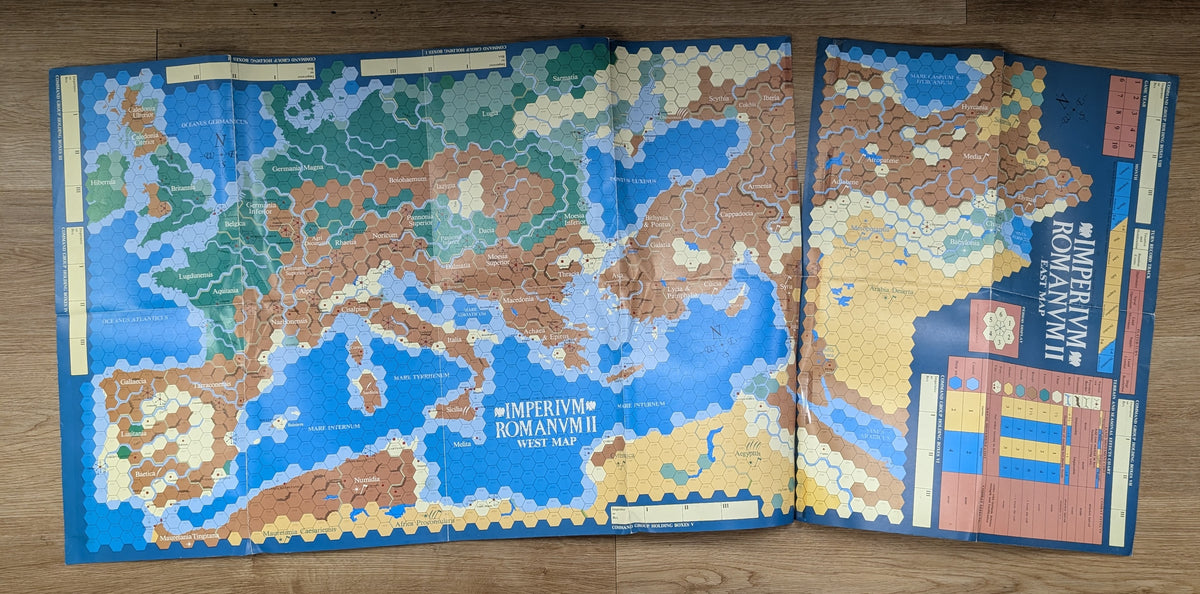 West End Games (10030) Imperivm Romanvm II - Rise and Fall fo the Roman Empire (USED) Punched but Complete