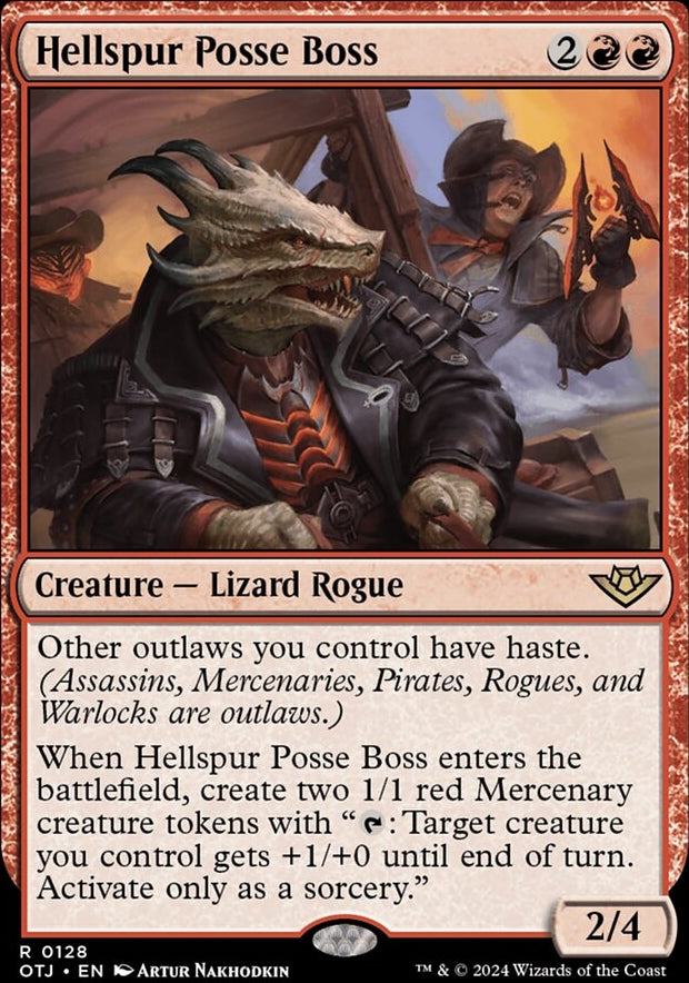 Hellspur Posse Boss [#0128] (OTJ-R-FOIL)