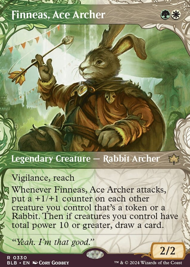 Finneas, Ace Archer [#0330 Showcase] (BLB-R-FOIL)