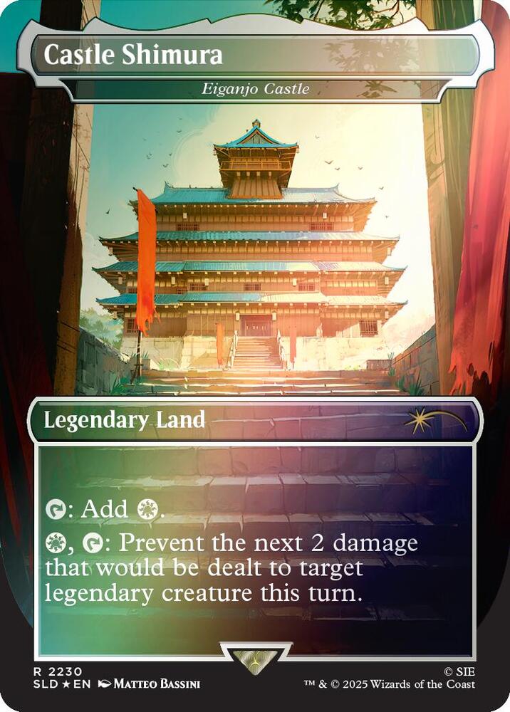 Castle Shimura - Eiganjo Castle [ #2230 ] (SLD-R-FOIL)