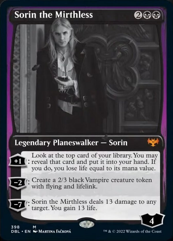 Sorin the Mirthless [#398] (DBL-M)