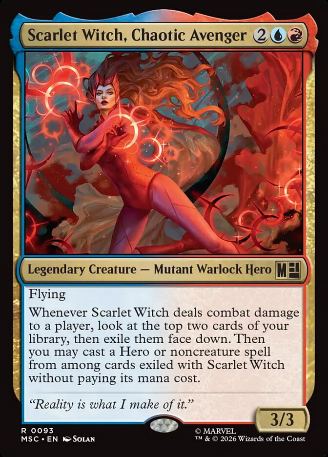 Scarlet Witch, Chaotic Avenger [ #0093 ] (MSC-R)