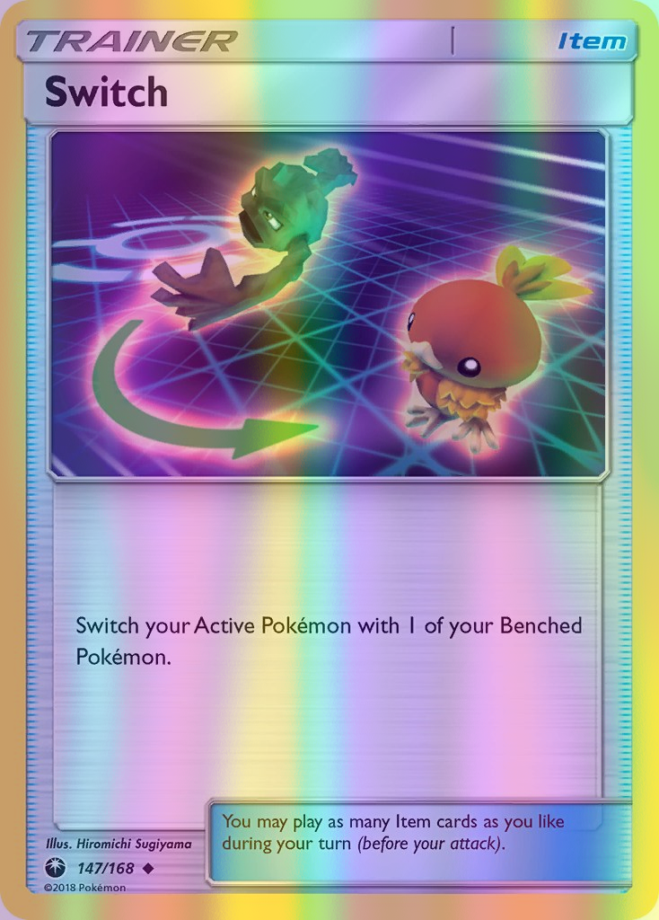 Switch - 147/168 (CES) Uncommon - Near Mint Reverse Holofoil