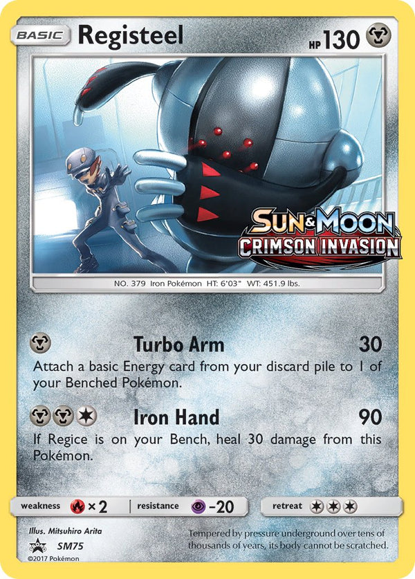 Registeel (Prerelease) - SM75 (SM:PR) Promo - Near Mint Holofoil