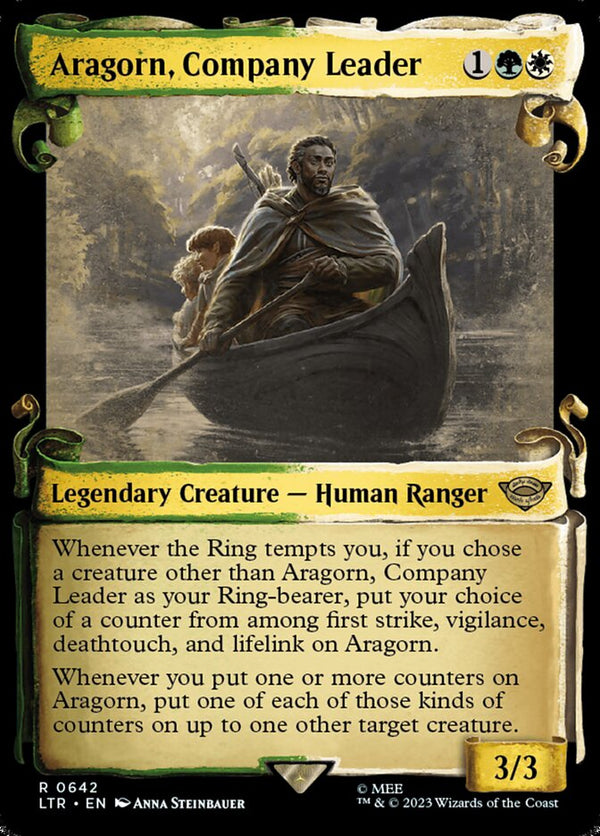 Aragorn, Company Leader [#0642 Showcase Scroll] (LTR-R-FOIL)