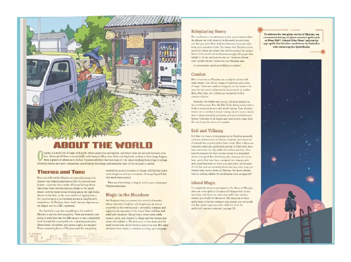 D&D 5E OGL: Campaign Setting - Obojima Tales From The Tall Grass