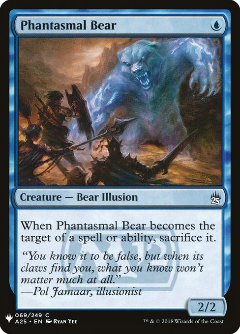 Phantasmal Bear [Mystery Booster #0453] (A25-C)