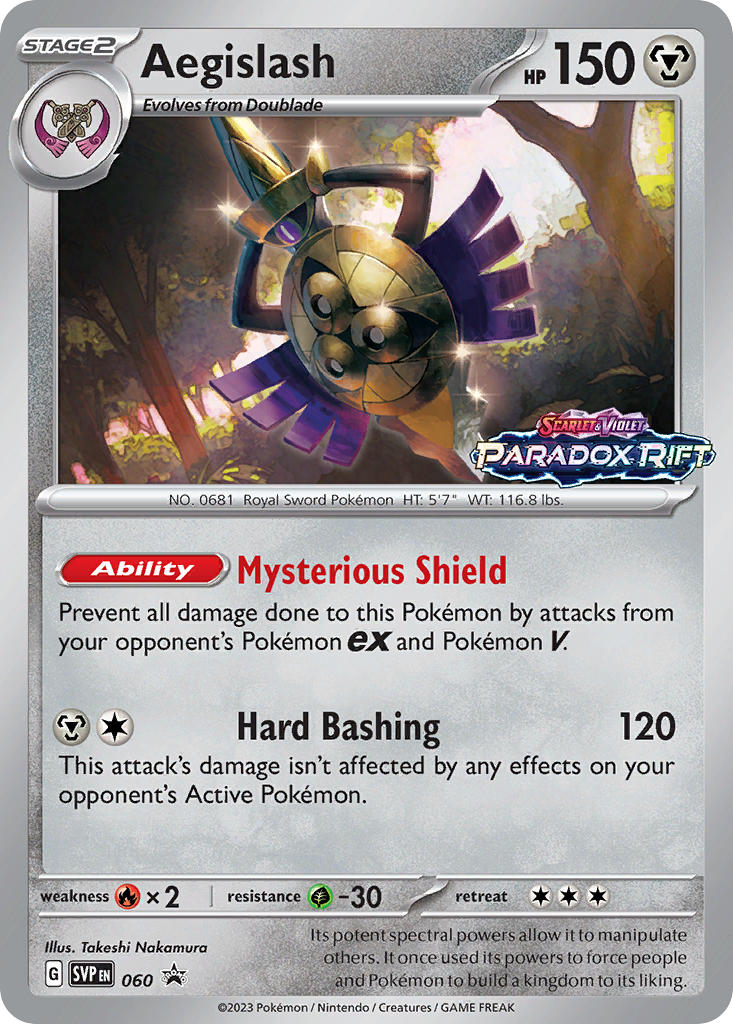 Aegislash - 60 (SVP) Promo - Near Mint