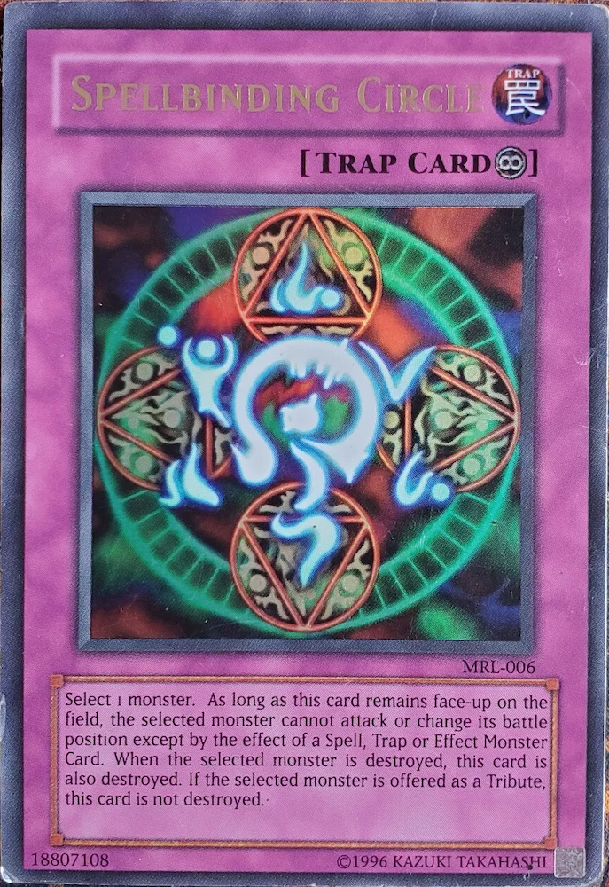 Spellbinding Circle (MRL-EN006) Ultra Rare - Light Play 1st Edition