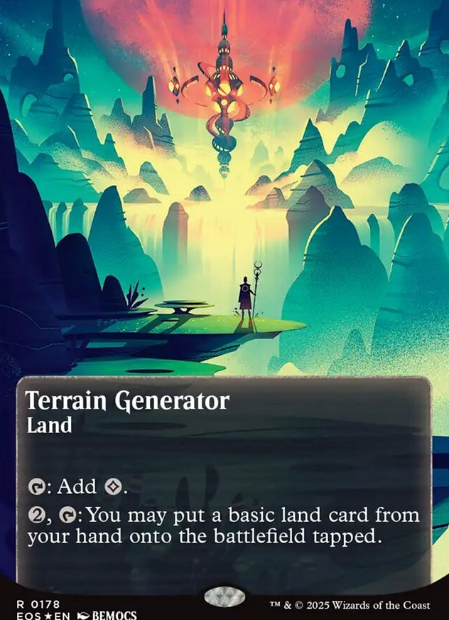 Terrain Generator [ #0178 Galaxy Foil Poster Stellar Sights ] (EOS-R)