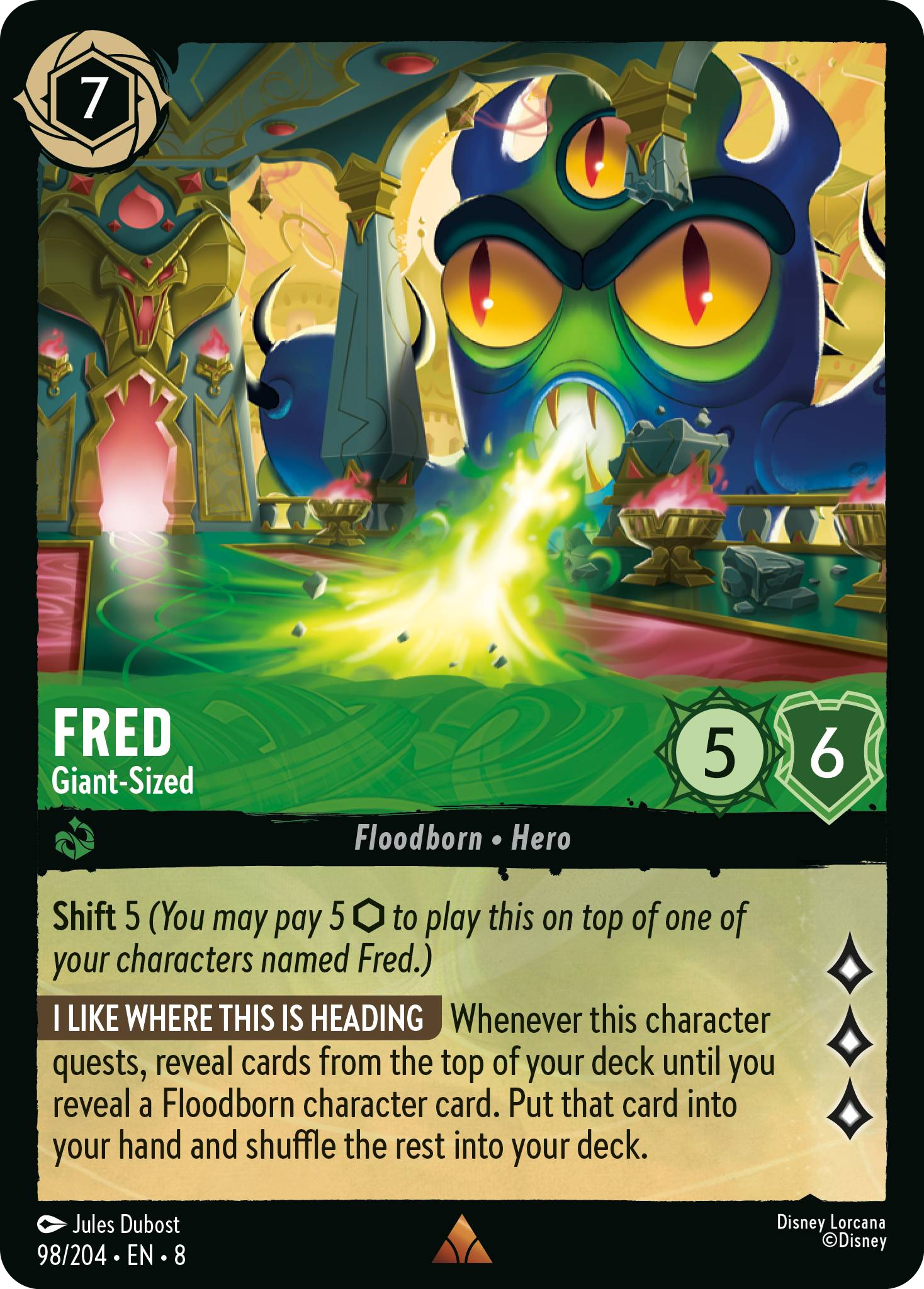 Fred - Giant-Sized (Reign of Jafar - 098/204 ) Rare
