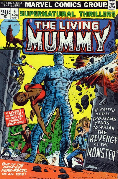 Supernatural Thrillers (1972 Series) #5 (5.5) 1st Appearance of the Living Mummy (N'Kantu)
