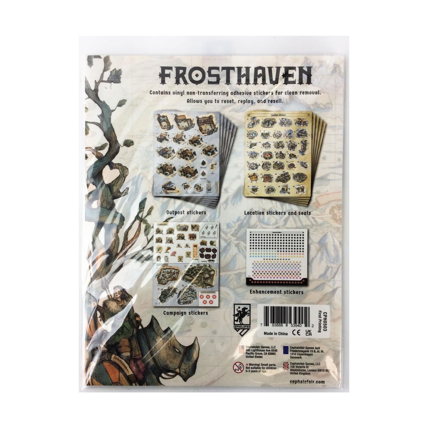 Frosthaven: Removable Sticker Set