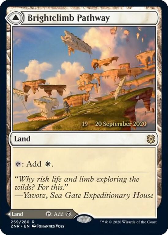 Brightclimb Pathway // Grimclimb Pathway (ZNR-R-FOIL) Prerelease