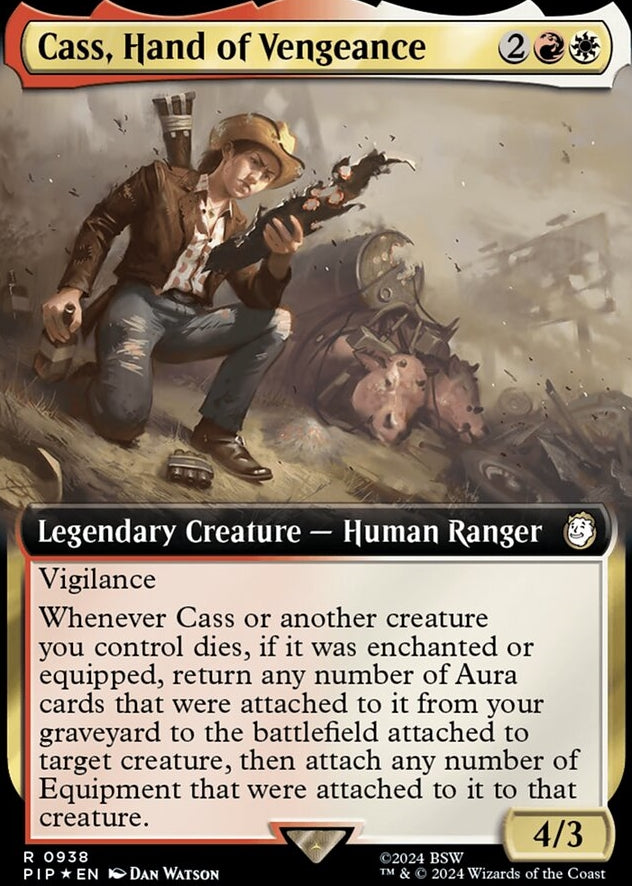 Cass, Hand of Vengeance [#0938 Extended Art Surge Foil] (PIP-R)