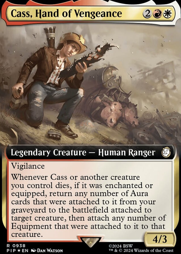 Cass, Hand of Vengeance [#0938 Extended Art Surge Foil] (PIP-R)