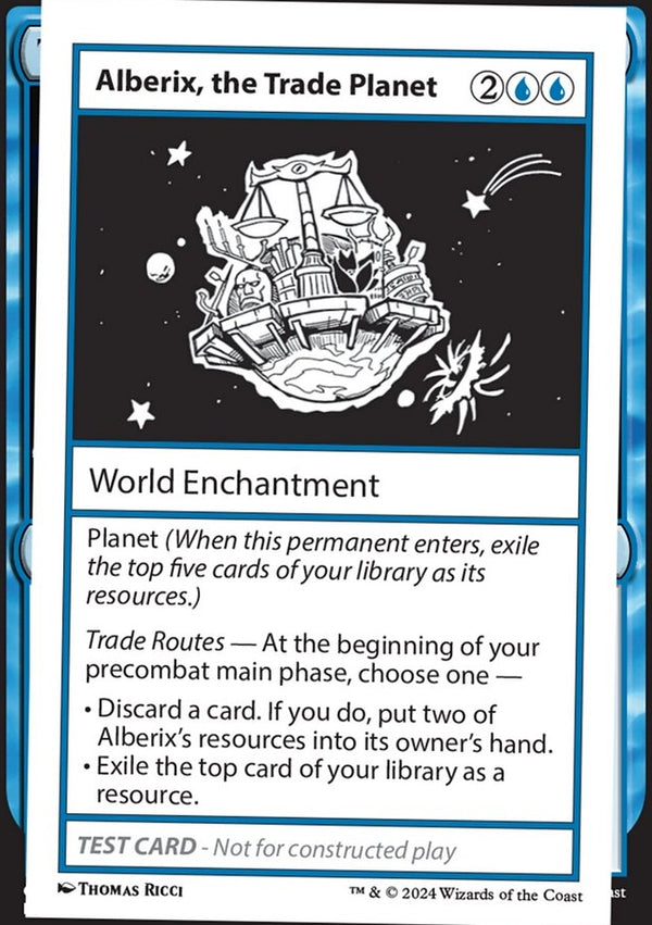 Alberix, the Trade Planet [#0289 Playtest] (MB2-R)