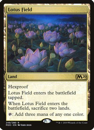 Lotus Field (M20-R) Heavy Play