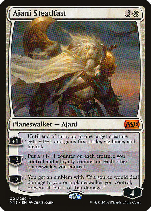 Ajani Steadfast (M15-M-FOIL)