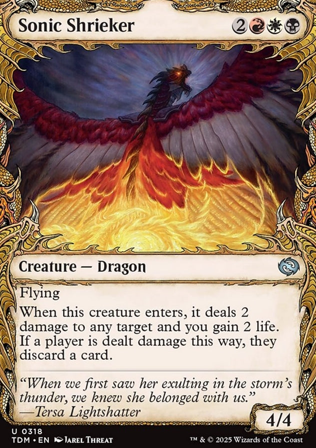 Sonic Shrieker [ #0318 Draconic Showcase ] (TDM-U)