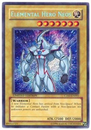 Elemental HERO Neos (CT03-EN001) Secret Rare Limited Ed.