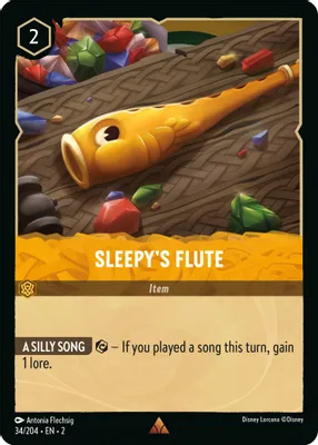 Sleepy's Flute (Rise of the Floodborn 34/204) Rare - Near Mint