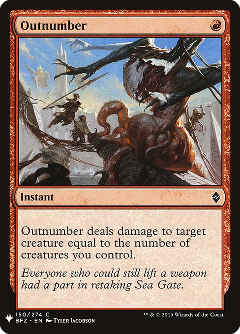 Outnumber [Mystery Booster #1023] (BFZ-C)