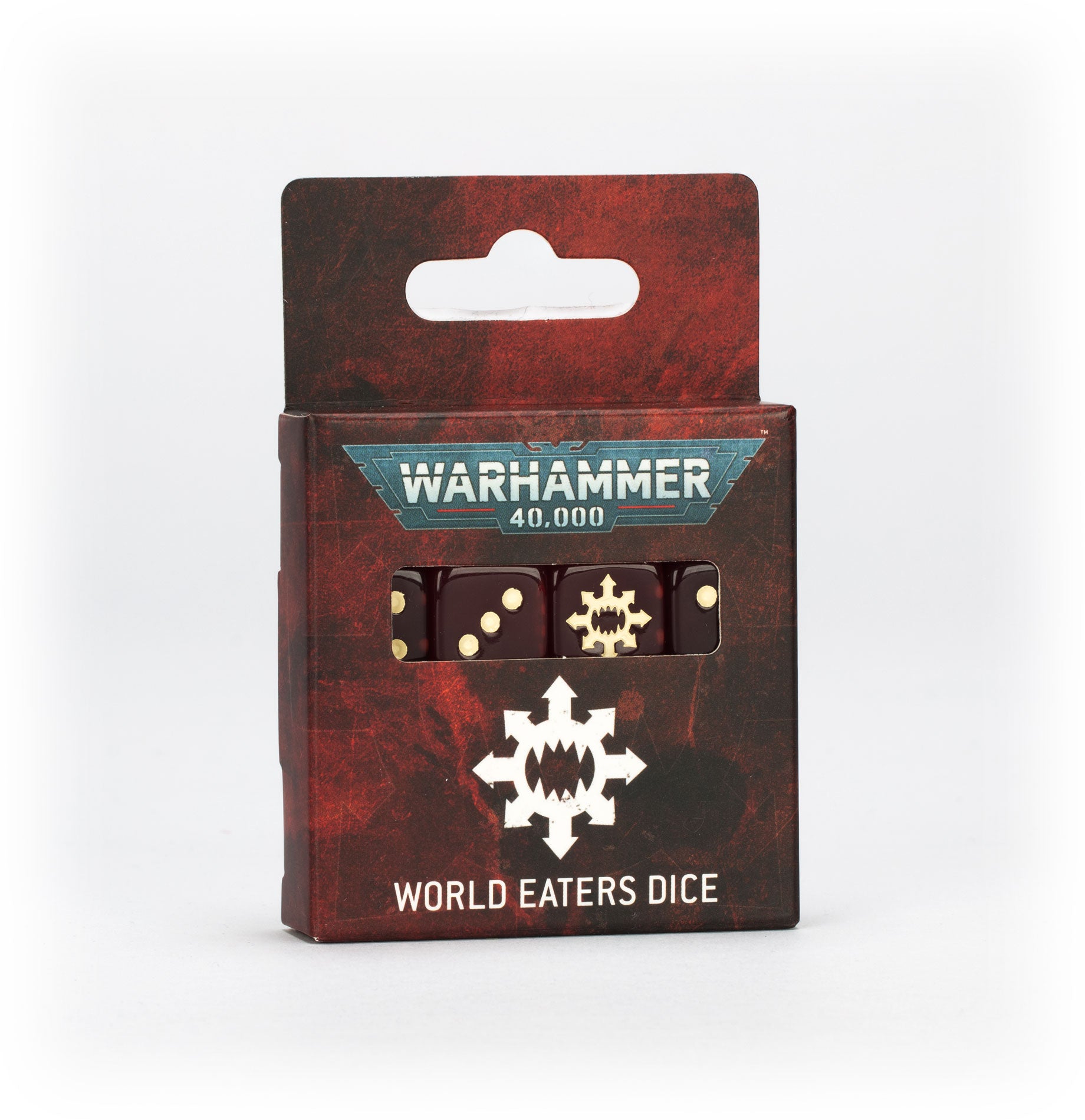 Citadel Hobby: Dice Set - 40K: Heretic Astartes: World Eaters (10th)