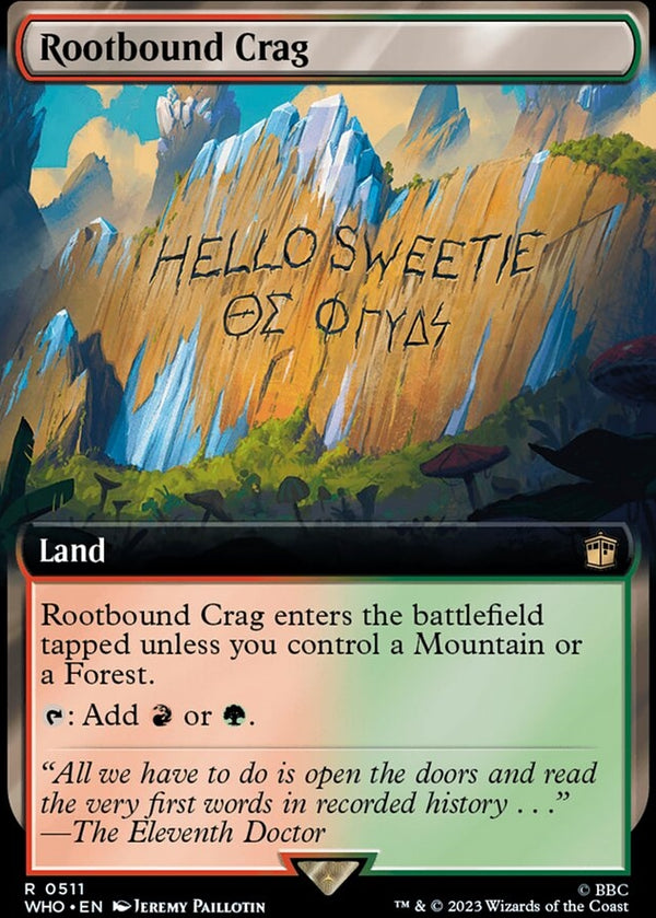 Rootbound Crag [#0511 Extended Art Reprint] (WHO-R)