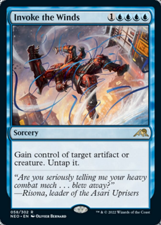 Invoke the Winds [ #058/302 ] (NEO-R)