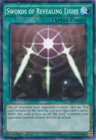 Swords of Revealing Light (Shatterfoil) (BP03-EN133) Shatterfoil Rare - Near Mint 1st Edition