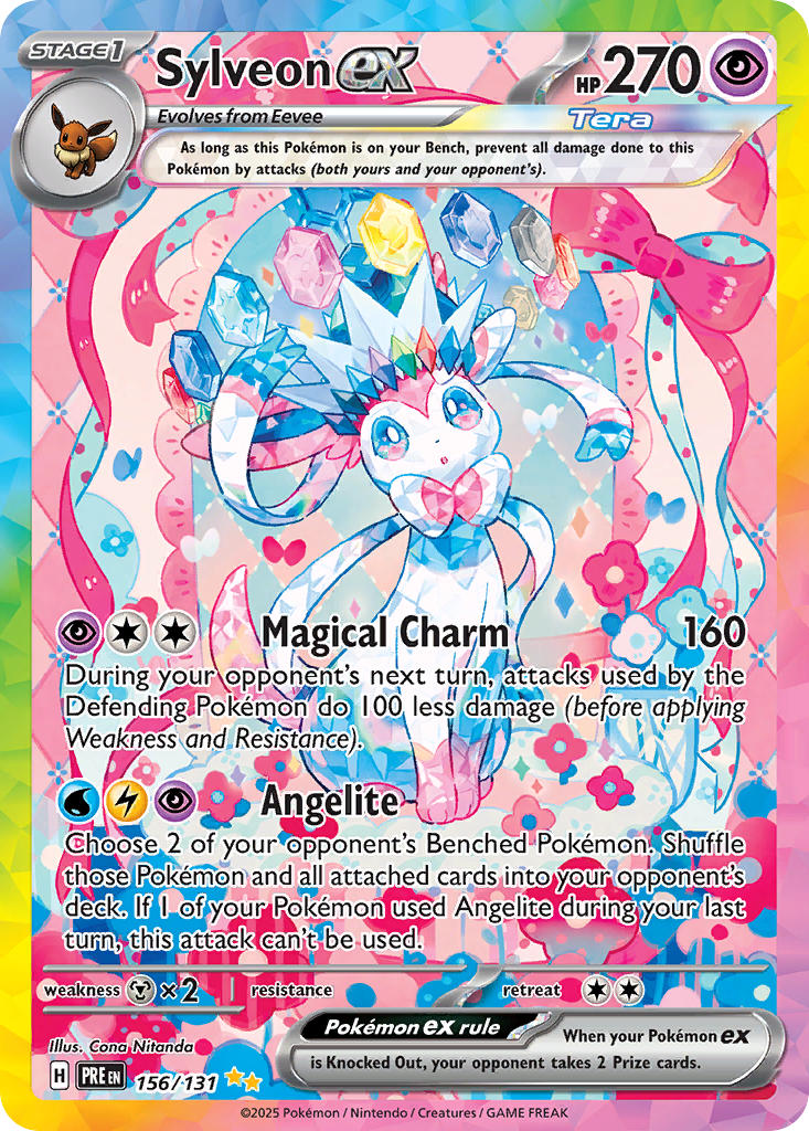 Sylveon ex - 156/131 (PRE) Special Illustration Rare - Near Mint Holofoil