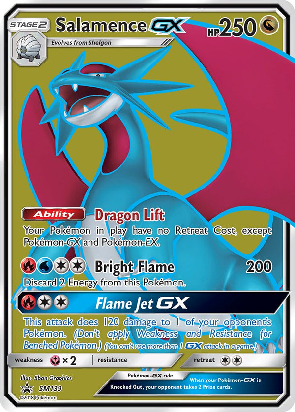 Salamence GX - SM139 (SM:PR) Promo - Near Mint Holofoil