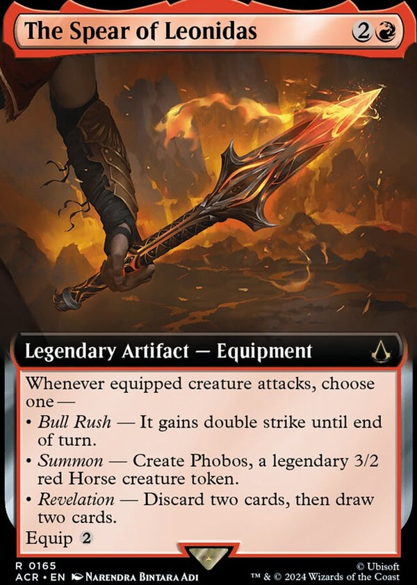 The Spear of Leonidas [#0165 Extended Art] (ACR-R)