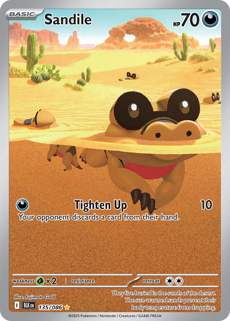 Sandile - 135/086 (BLK) Illustration Rare